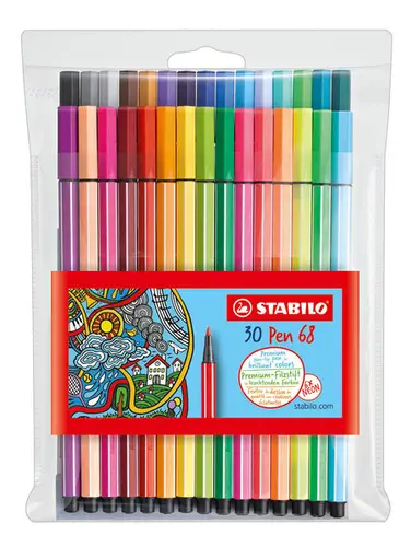 Pen 68 rotulador Medio Multicolor 30 pieza(s) - Imagen 1
