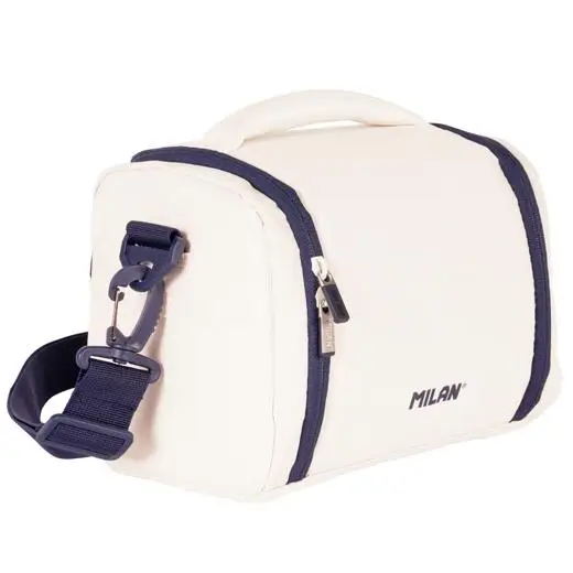 MILAN BOLSA ISOTÉRMICA PORTA ALIMENTOS GRAN CAPACIDAD 5L COLECCIÓN 430 SINCE 1918 BEIGE