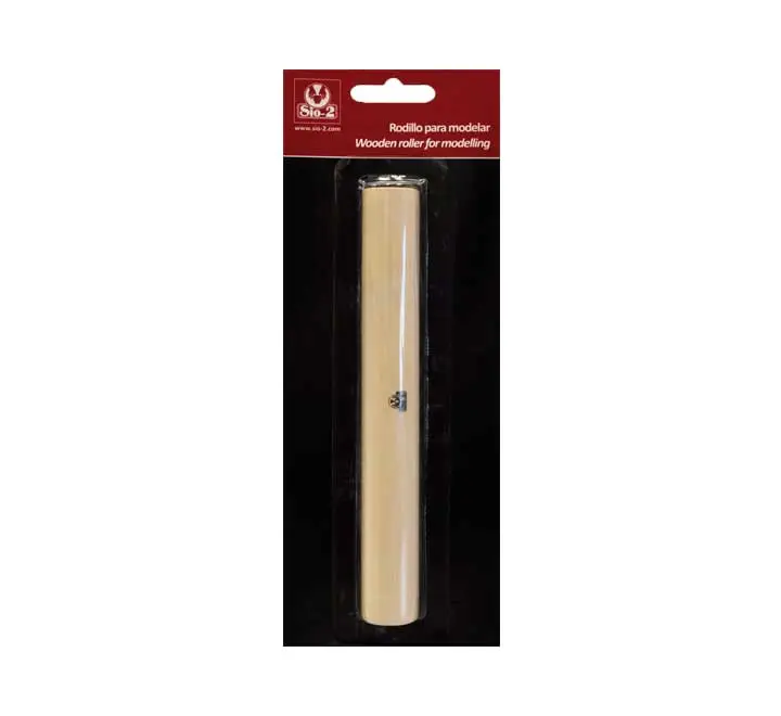 RODILLO MADERA SIO-2 16CM DIAM. 2CM 37000030