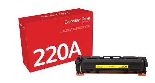 Everyday Toner Everyday Amarillo di Xerox compatibile con HP 220A (W2202A), Capacidad estándar - Imagen 1