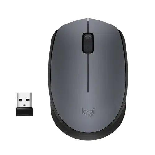 M170 Grey-K ratón Oficina Ambidextro RF inalámbrico Óptico 1000 DPI - Imagen 1