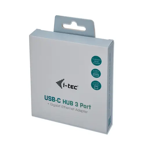 Metal USB-C HUB 3 Port + Gigabit Ethernet Adapter - Imagen 5