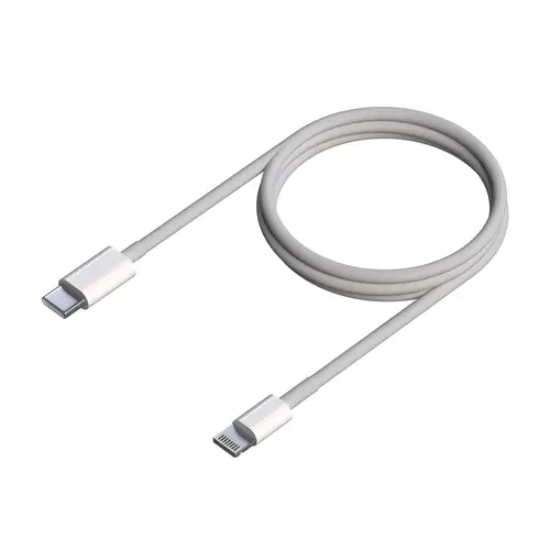 Cable USB 2.0 USB-C A Lightning PD 2A, Lightning/M-USB-C/M, Blanco, 0.5 m - Imagen 2