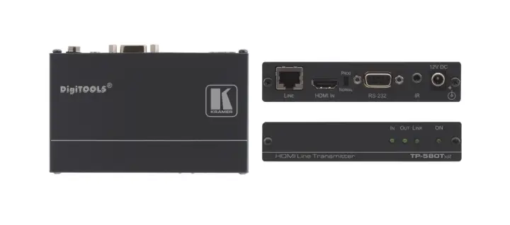 TP-580TXR extensor audio/video Transmisor de señales AV Negro - Imagen 1