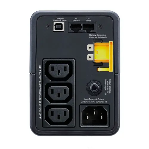 Back-UPS sistema de alimentación ininterrumpida (UPS) Línea interactiva 0,5 kVA 300 W 3 salidas AC - Imagen 3