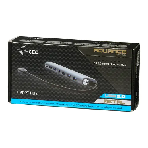 Metal Superspeed USB 3.0 7-Port Hub - Imagen 6