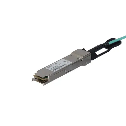 Cable de 10m AOC QSFP+ a QSFP+ 40G Compatible con MSA sin Codificar - Fibra Óptica Activa QSFP+ de 40 GbE - Cable Módulo Transceptor/QSFP+ 40 Gbps - Imagen 1