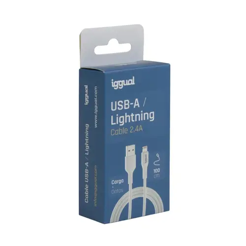 IGG316955 cable de conector Lightning 1 m Blanco - Imagen 3