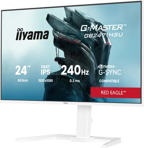 G-MASTER GB2471HSU-W1 pantalla para PC 60,5 cm (23.8") 1920 x 1080 Pixeles Blanco - Imagen 5