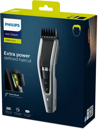 5000 series Hairclipper series 5000 HC5630/15 Cortapelos lavable - Imagen 19