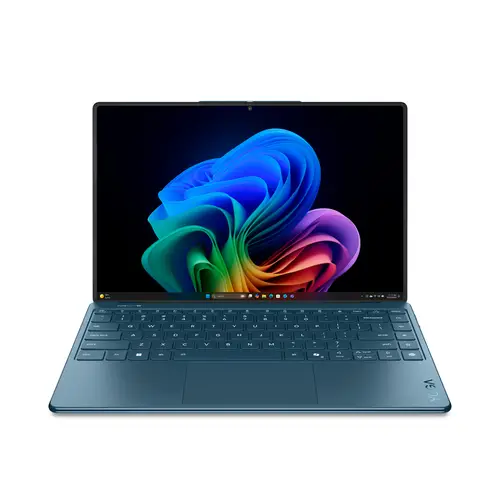 Yoga Slim 9 14ILL10 Copilot+ PC Intel Core Ultra 7 258V Portátil 35,6 cm (14") Pantalla táctil WQUXGA 32 GB LPDDR5x-SDRAM 1 TB SSD Wi-Fi 7 (802.11be) Windows 11 Home Español Verde azulado - Imagen 1