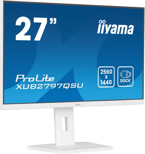 ProLite XUB2797QSU-W2 pantalla para PC 68,6 cm (27") 2560 x 1440 Pixeles Quad HD LED Blanco - Imagen 3