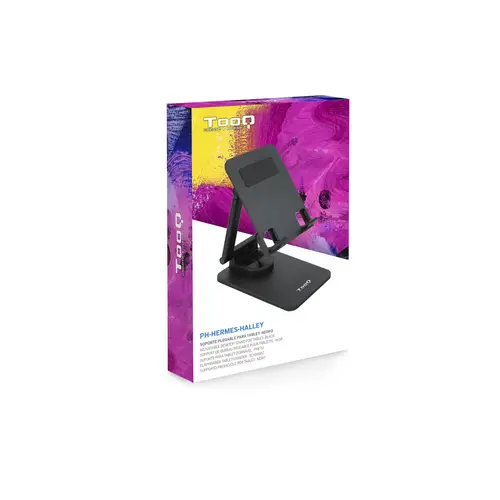 SOPORTE TOOQ PLEGABLE PARA TABLET HASTA 12.9" NEGRO - Imagen 4