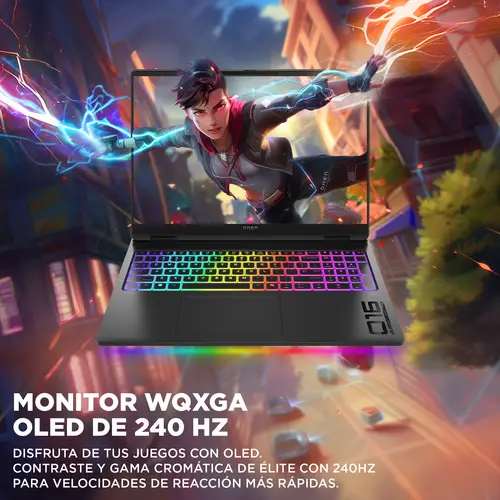 OMEN MAX Gaming Laptop 16-ah0039ns Intel Core Ultra 9 275HX Portátil 40,6 cm (16") WQXGA 32 GB DDR5-SDRAM NVIDIA GeForce RTX 5070 Ti Wi-Fi 7 (802.11be) FreeDOS AI PC Negro - Imagen 8