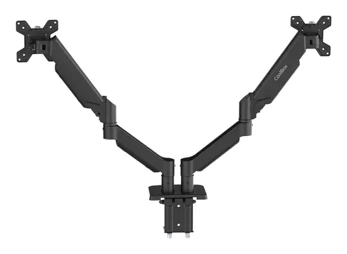 Soporte de brazos neumáticos para dos monitores M02D - Imagen 3