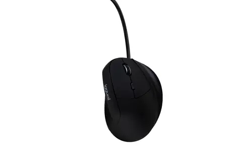 Ratón vertical USB ERGO-V 2400DPI negro - Imagen 1