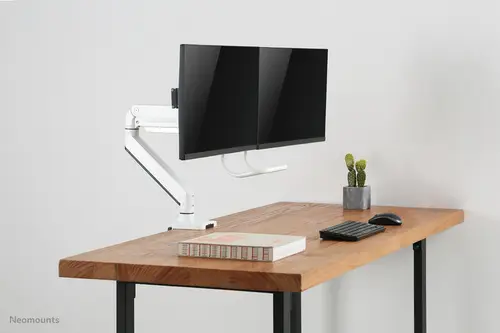 NM-D775DXWHITE Brazo de monitor 10-32" - resorte de gas - Topfix - Tope-a-180° - Imagen 12
