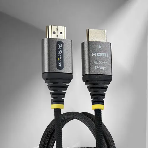 CABLE HDMI CERTIFICADO DE ALTA ACCS VELOCIDAD DE 50CM - 4K 60HZ - Imagen 4