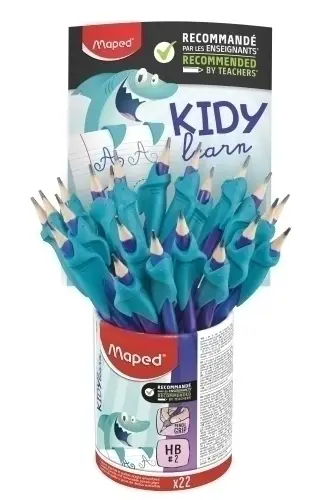 LAPIZ MAPED  PLAST-HB + 1 GRIP BOTE de 2
