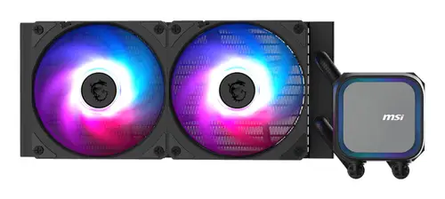 MAG Coreliquid A13 240 Placa base, Procesador Sistema de refrigeración líquida todo en uno 12 cm Negro 1 pieza(s) - Imagen 2