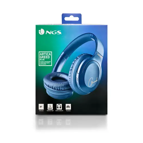 ARTICA GREED Auriculares Inalámbrico y alámbrico Diadema Llamadas/Música USB Tipo C Bluetooth Azul - Imagen 9