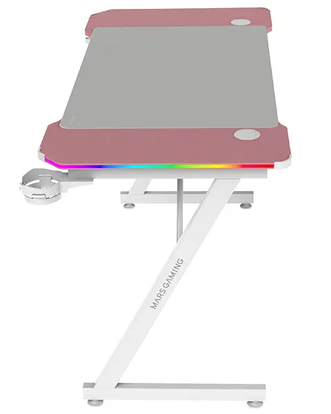 MGD-X120RGB, Mesa Gaming Ergonómica, Iluminación ARGB con Mando..