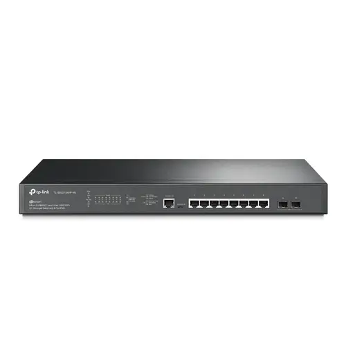 JetStream TL-SG3210XHP-M2 switch Gestionado L2+ 2.5G Ethernet (100/1000/2500) Energía sobre Ethernet (PoE) 1U Negro - Imagen 1