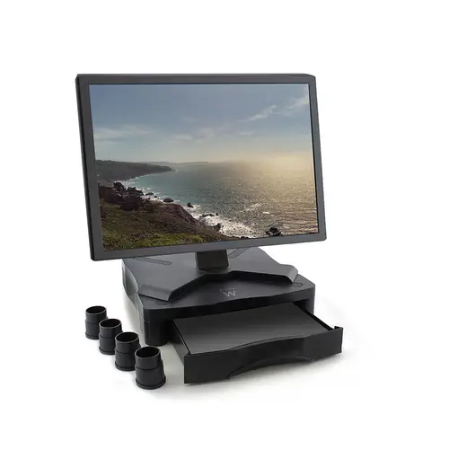 EW1280 soporte para monitor Independiente Negro - Imagen 3