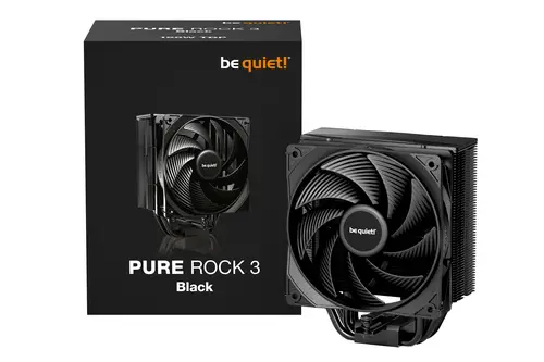 Pure Rock 3 Black Procesador Refrigerador de aire 12 cm Negro 1 pieza(s) - Imagen 5