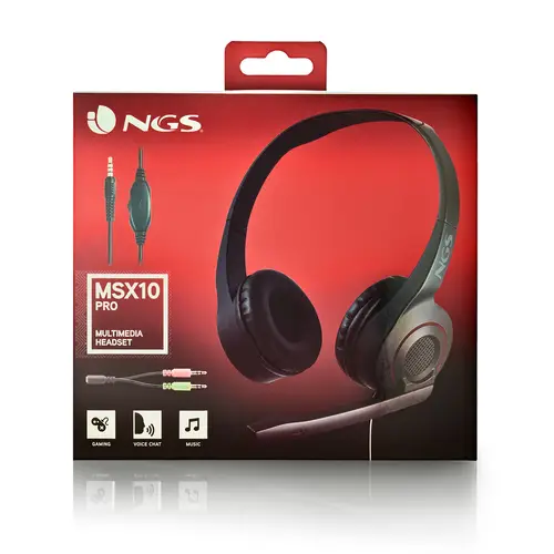 MSX 10 PRO Auriculares Alámbrico Diadema Juego Negro - Imagen 8