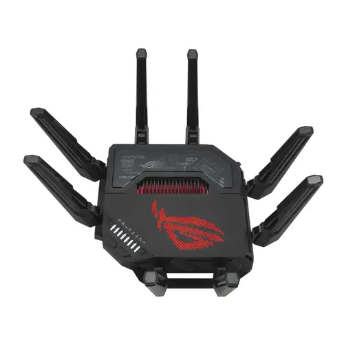 ROG Rapture GT-BE98 router inalámbrico 10 Gigabit Ethernet Quad-band (2.4 GHz / 5 GHz-1 / 5 GHz-2 / 6 GHz) Negro - Imagen 10