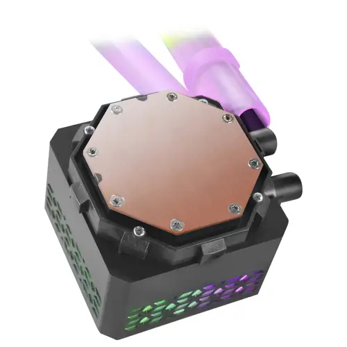 ML-ULTRA360 Negro, Refrigeración Líquida CPU, TDP 650W, Espejo Infinito, 3 Ventiladores Silenciosos FDB ARGB, Tubos ARGB, Multisocket Universal - Imagen 5