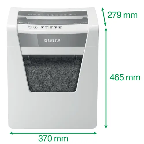 80020000 triturador de papel Microcorte 22,3 cm Blanco - Imagen 2