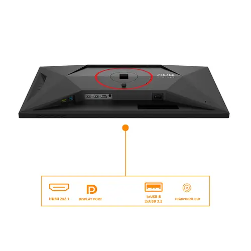 G4 U27G4R pantalla para PC 68,6 cm (27") 3840 x 2160 Pixeles Quad HD LED Negro, Rojo - Imagen 17