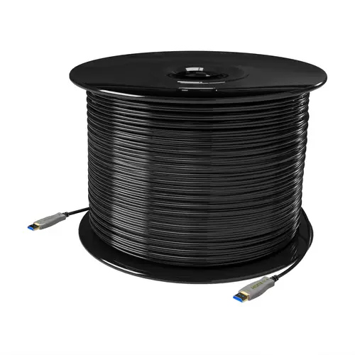 Cable HDMI V2.0 AOC Premium Alta Velocidad / Hec 4K@60Hz 4:4:4 18Gbps, A/M-A/M, Negro, 150m - Imagen 2