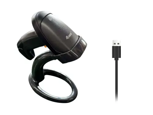 351023 lector de código de barras Lector de códigos de barras portátil 1D LED Negro - Imagen 7