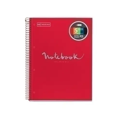 BLOCK MR EMOT.NB-5 DURA A4 120h 90g HZ.7 - Pack de 5 unidades