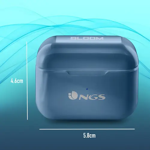 ARTICA BLOOM Auriculares Inalámbrico Dentro de oído Llamadas/Música USB Tipo C Bluetooth Azul - Imagen 11