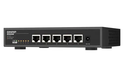 QSW-3205-5T switch No administrado 10G Ethernet (100/1000/10000) Escritorio Negro - Imagen 2