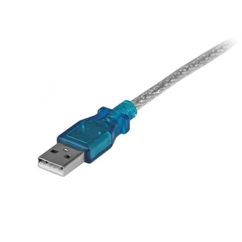Cable Adaptador USB a Serie RS232 de 1 Puerto Serial DB9 - Macho a Macho - Imagen 4