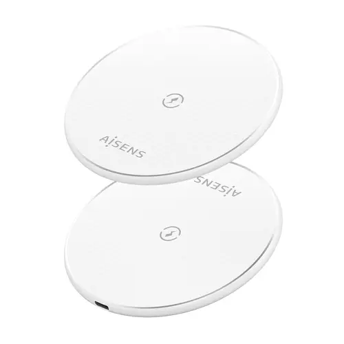 Cargador Inalambrico USB-C 15W Para Movil, Blanco - Imagen 3