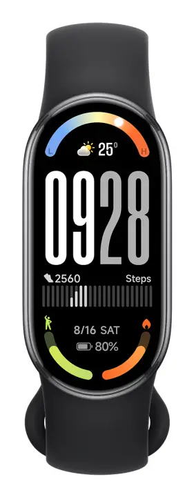 Smart Band 10 Black AMOLED Pulsera de actividad 4,37 cm (1.72") N..