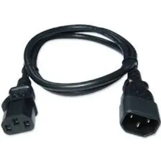 CS-CAB-IEC-L cable de transmisión Negro 1 m C13 acoplador C14 acoplador