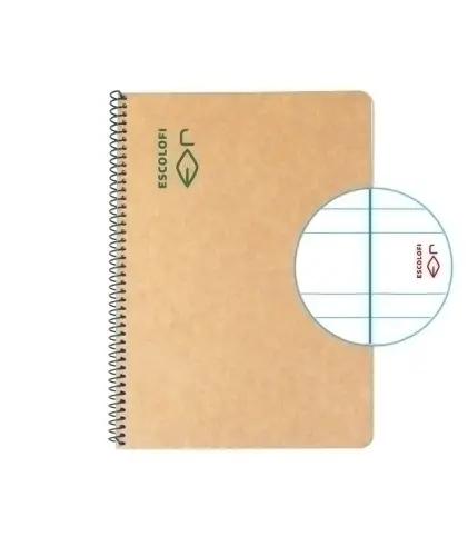 BLOCK ESCOLOFI GREEN A5 50h P.3,5 80g C/ - Pack de 5 unidades