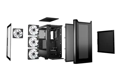 Pure Base 501 LX Black Midi Tower Negro - Imagen 3