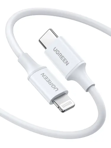 10493 cable de conector Lightning 1 m Blanco - Imagen 2