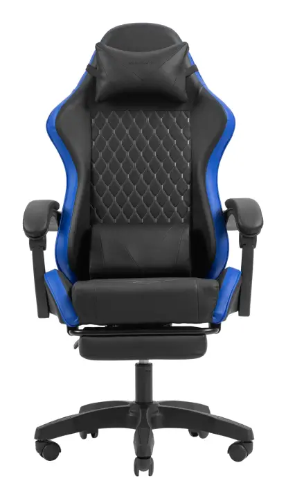MGC-X Silla para videojuegos de PC Asiento acolchado Negro, Azul