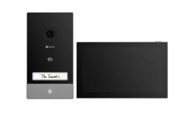 HP7 sistema de intercomunicación de video 17,8 cm (7") Negro, Pl..