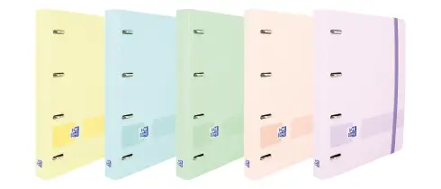 400174550 carpeta de cartón A5 Azul, Color menta, Naranja, Rosa, Amarillo