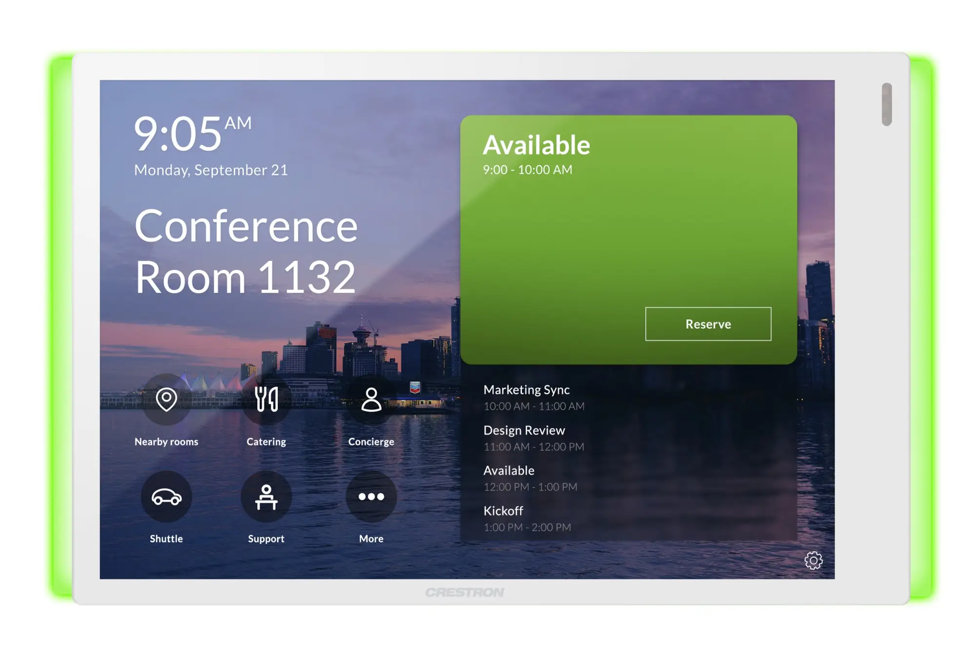 TSS-770-T-W-S-LB KIT pantalla para sala de reuniones 17,8 cm (7") 1280 x 800 Pixeles 802.11a, 802.11b, 802.11g, Wi-Fi 4 (802.11n), Wi-Fi 5 (802.11ac) Plástico